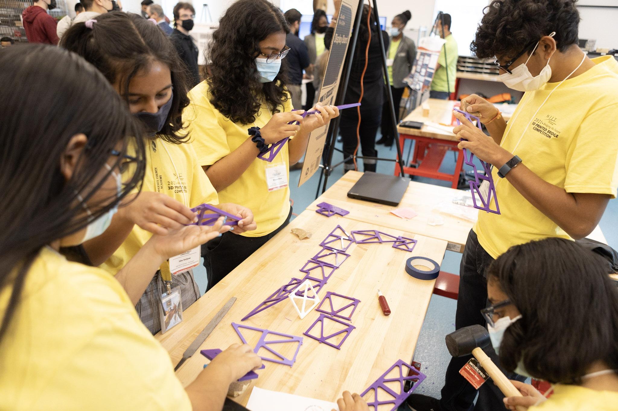 Three area high schools competed in the High School Division.