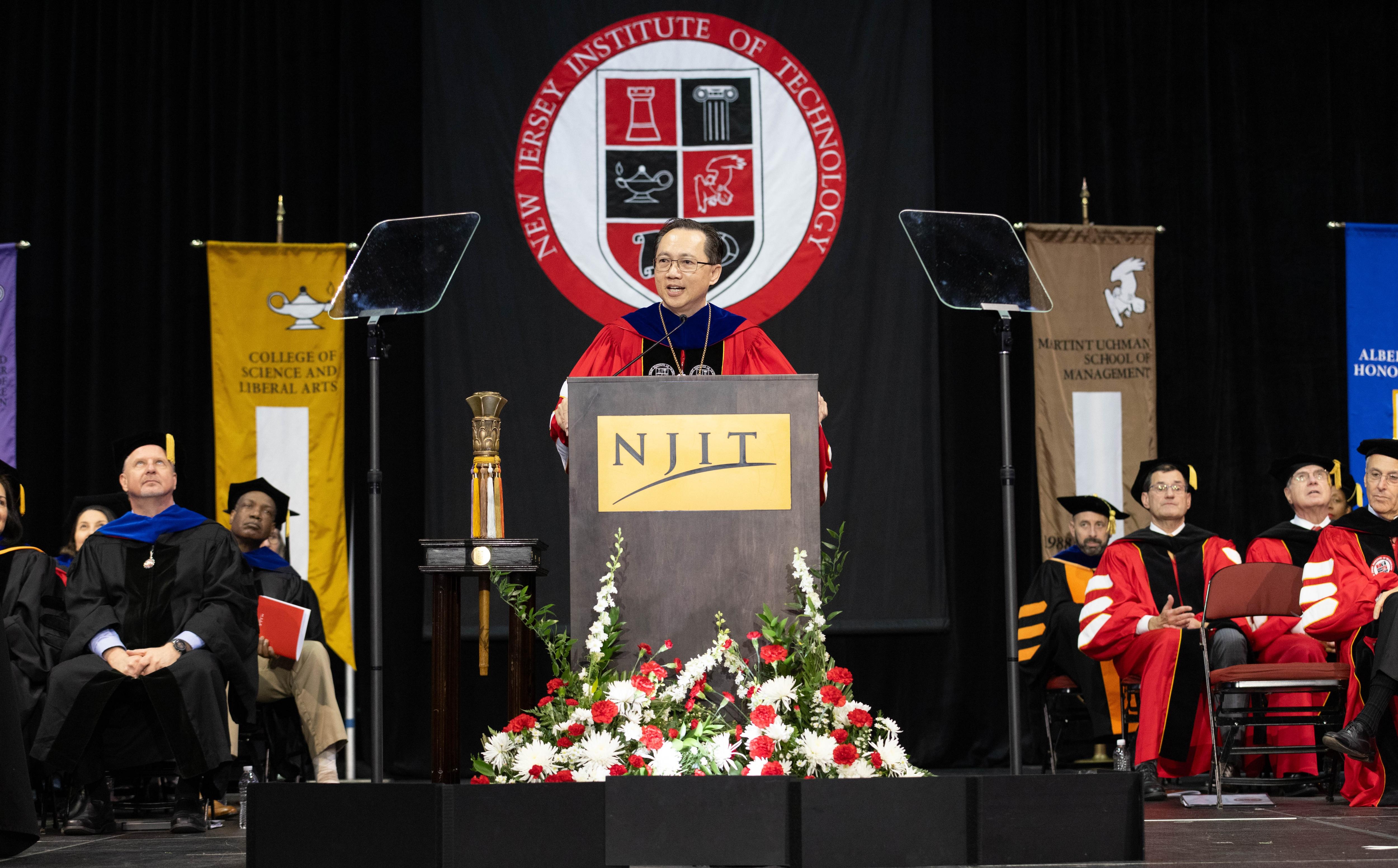 President Teik C. Lim led the closing celebration.