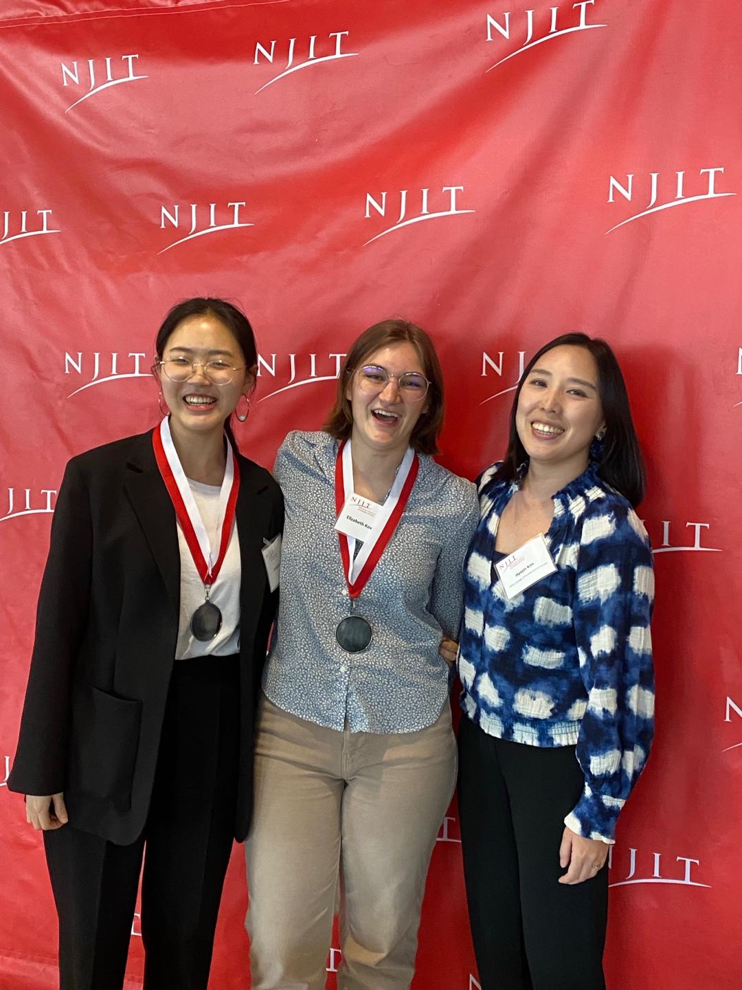 Jeongseo Lee, Elizabeth Kowalchuk and Professor Hyojin Kim