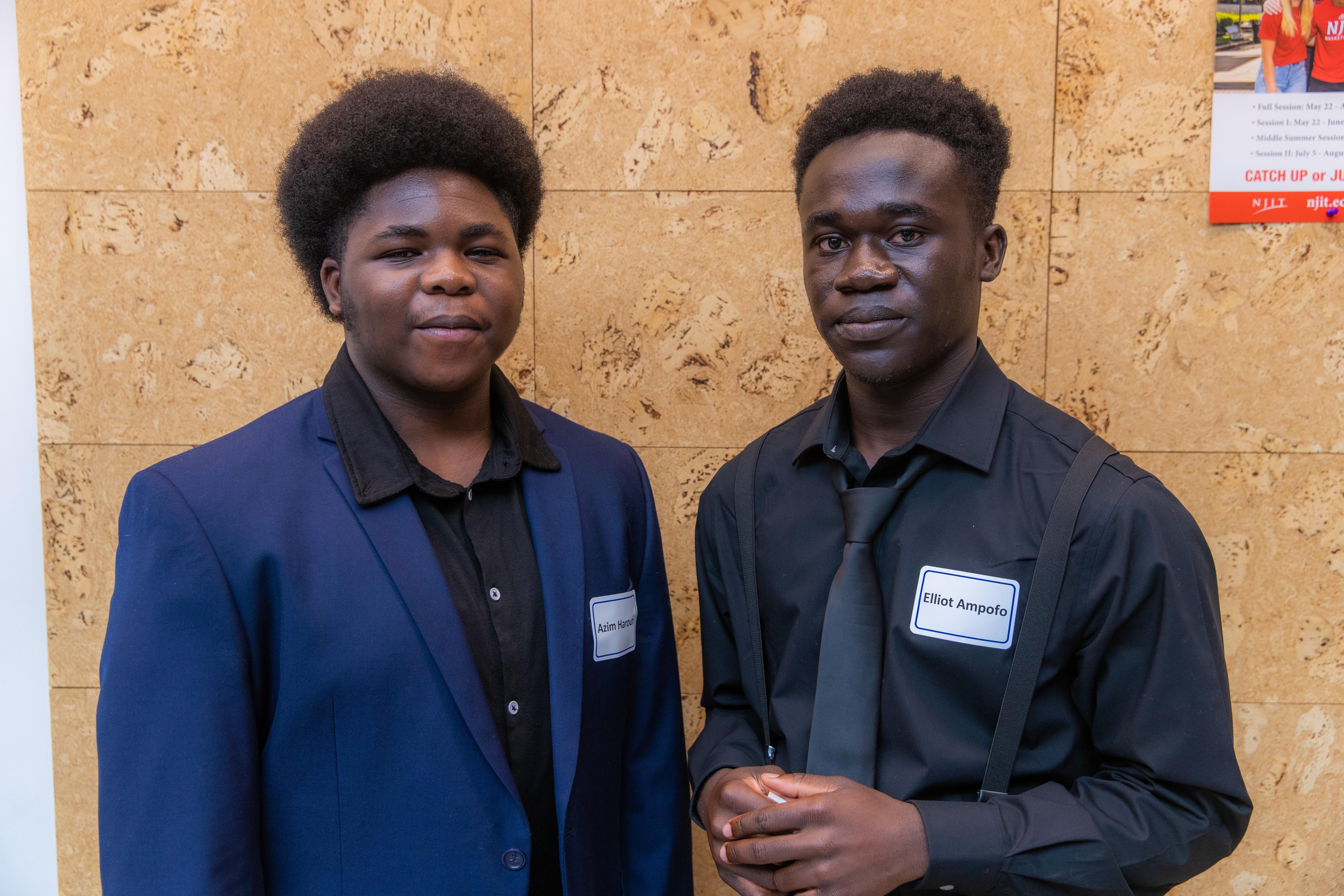 From left: Azim Haroun and Elliot Ampofo