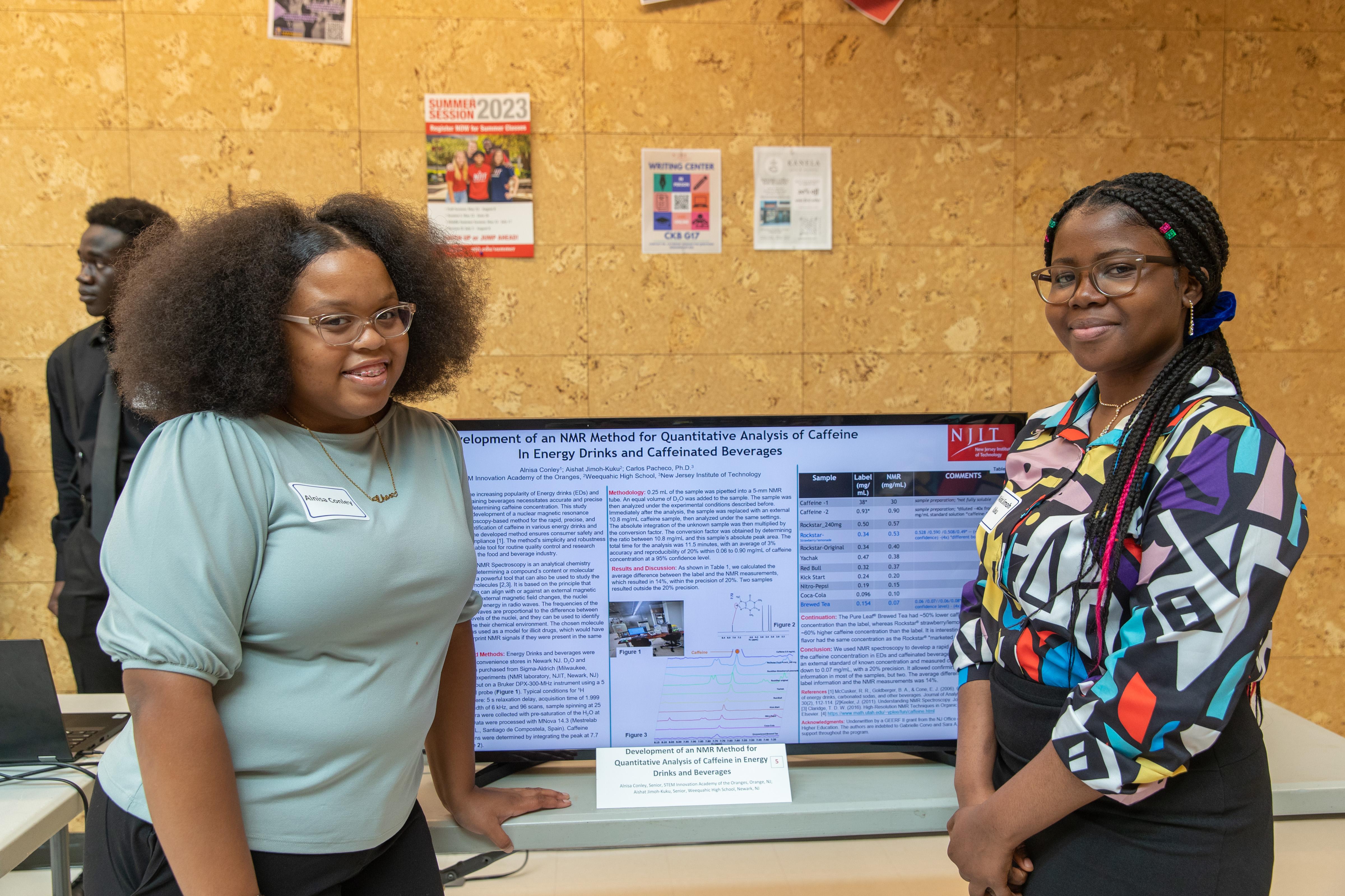 From left: Alnisa Conley and Aishat Jimoh-Kuku
