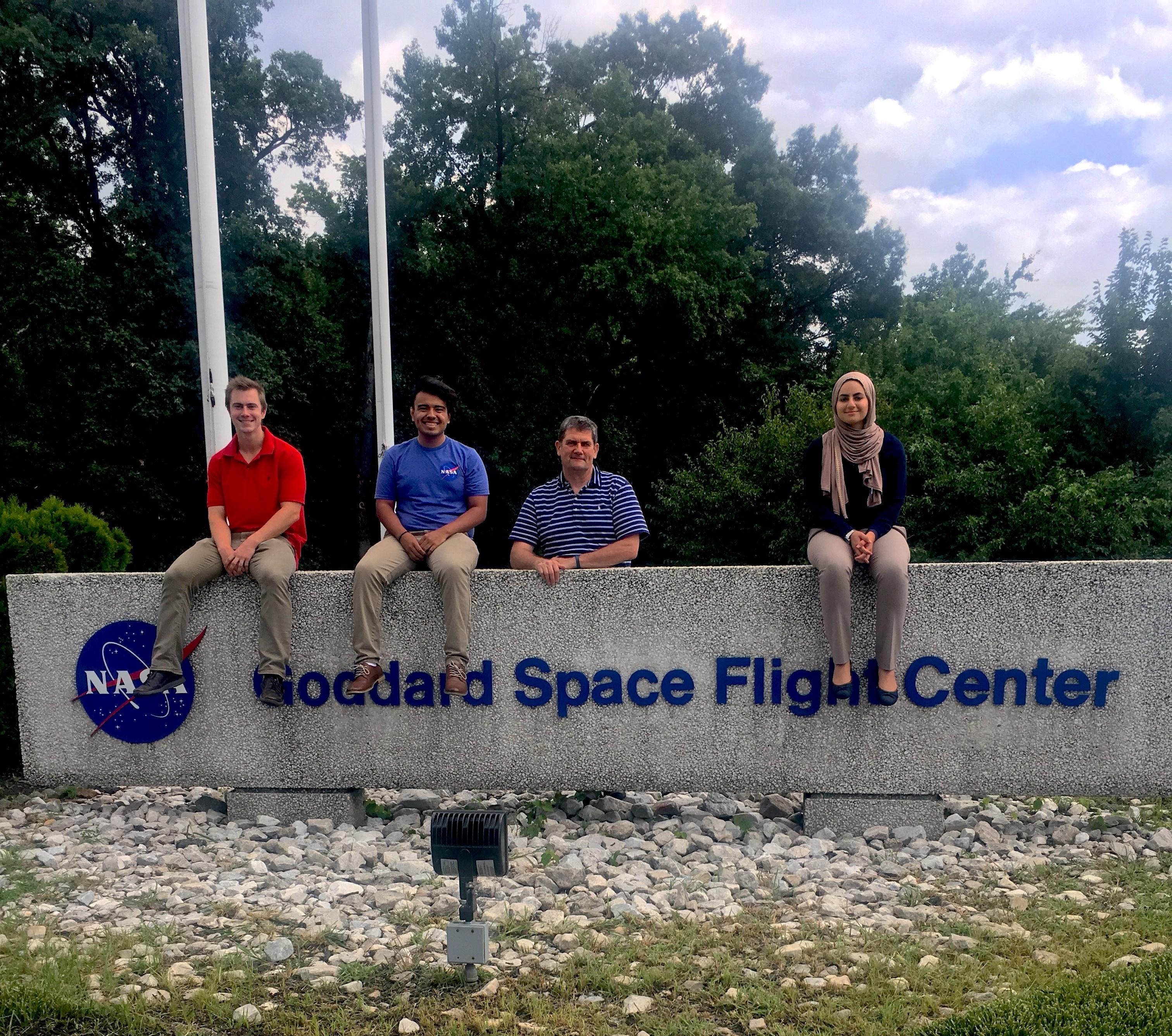 Saenz during his internship at NASA in 2019.