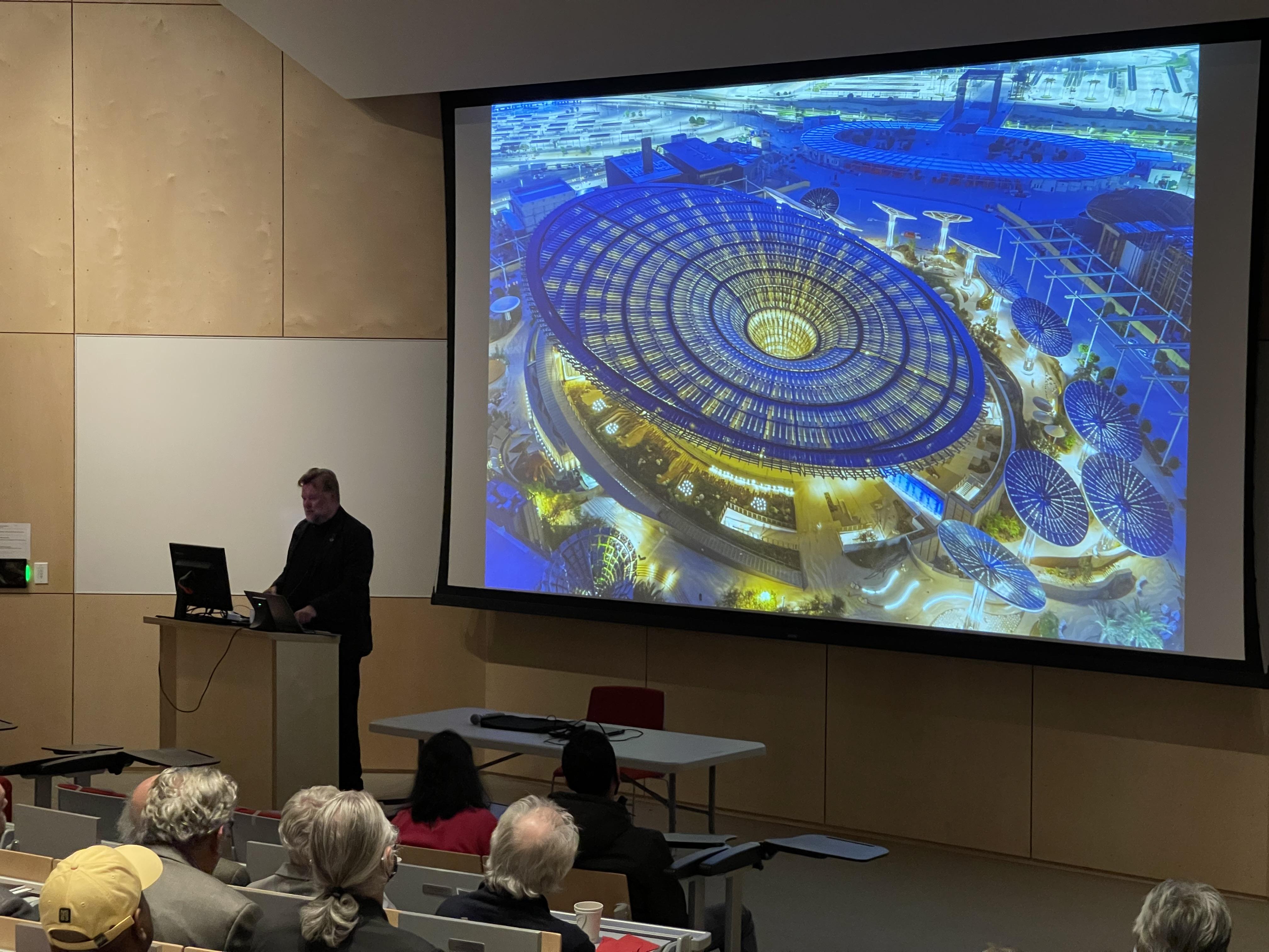 Andrew Whalley OBE, Chairman of Grimshaw at Hillier College