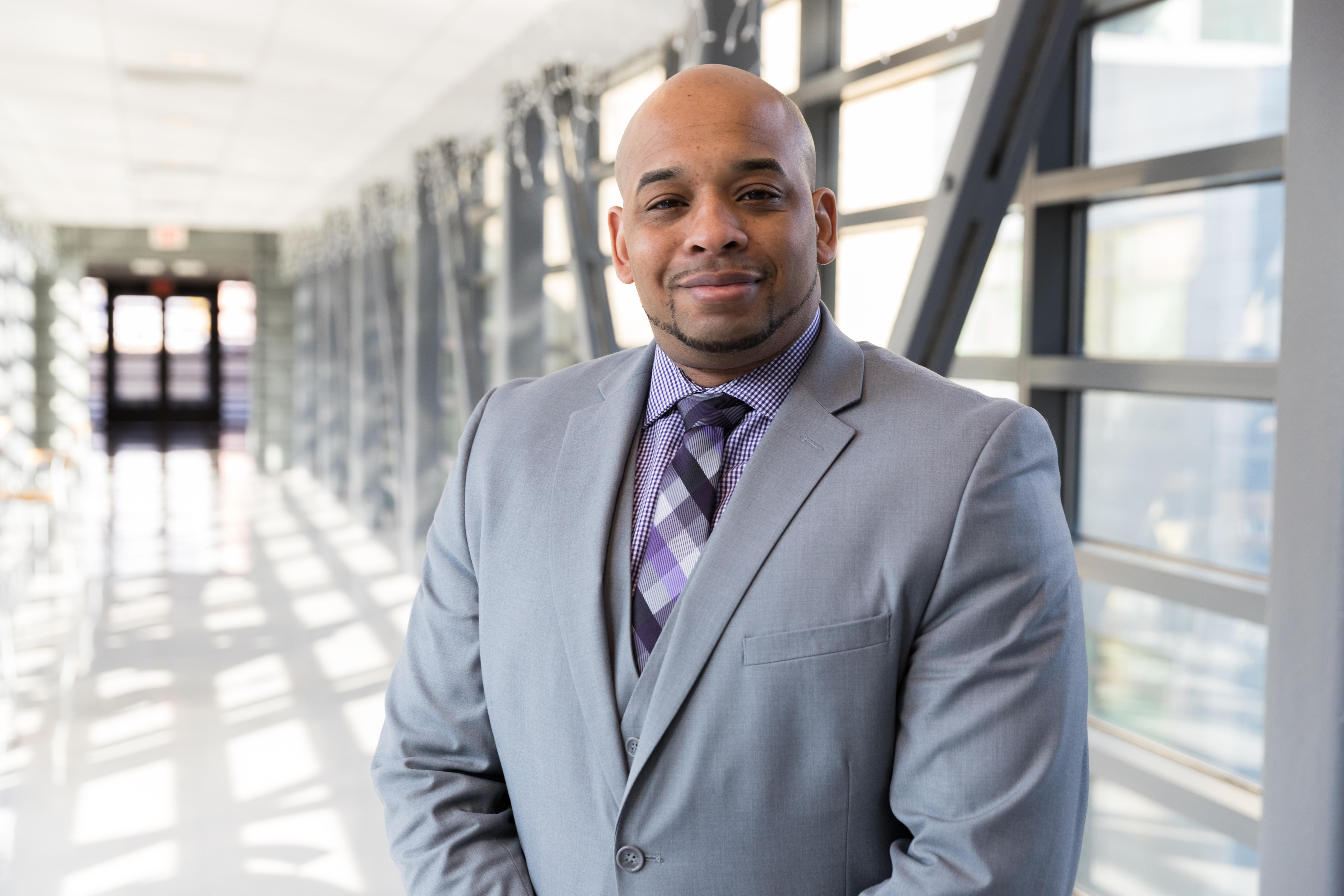 Jaime Esquilin spent 12 years in the Marine Corps and is now a senior studying information technology with a minor in information management systems.