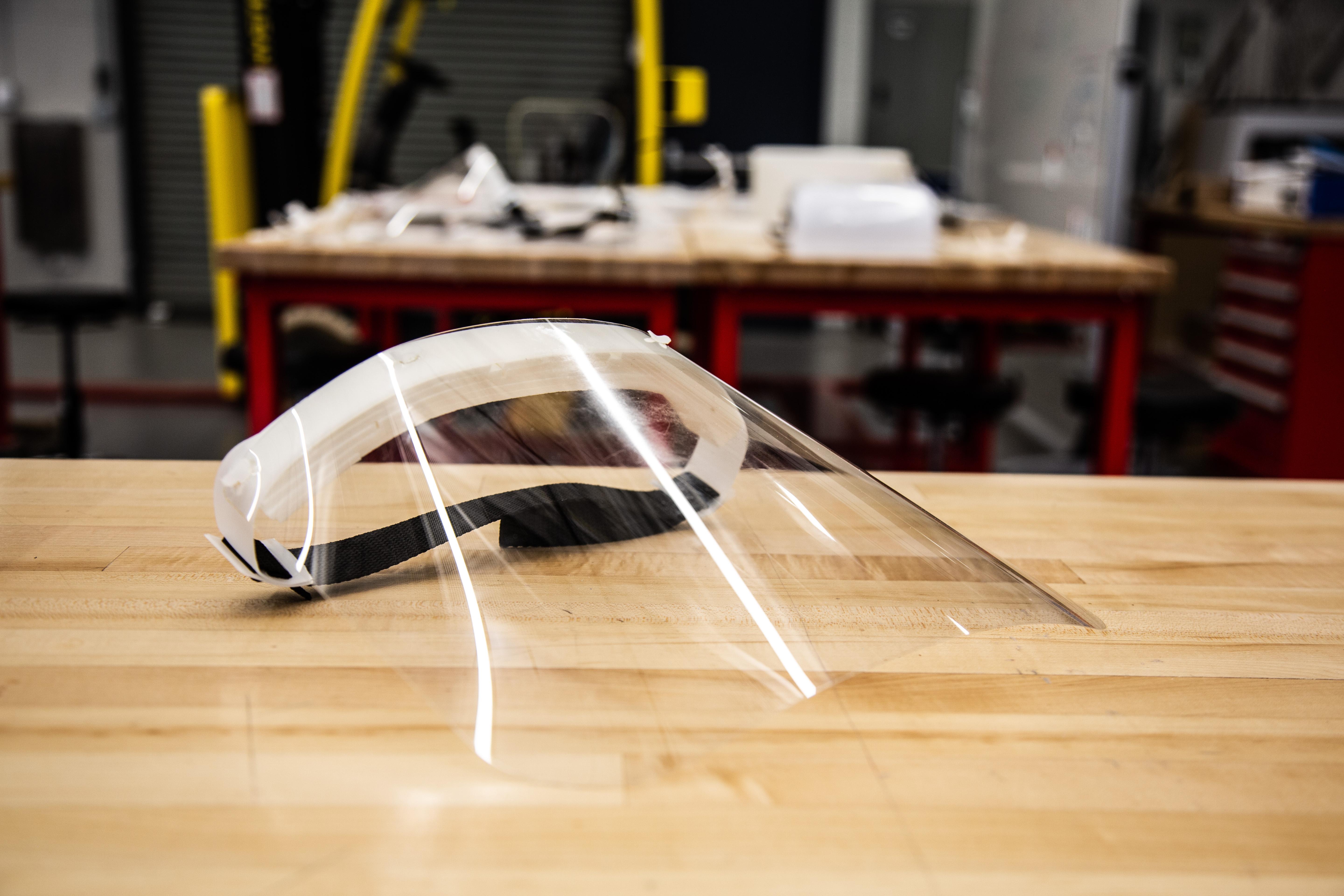 A prototype of the shield.