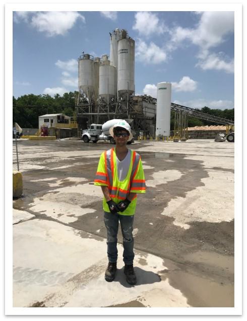 NJIT Student Paul Bosin at his internship