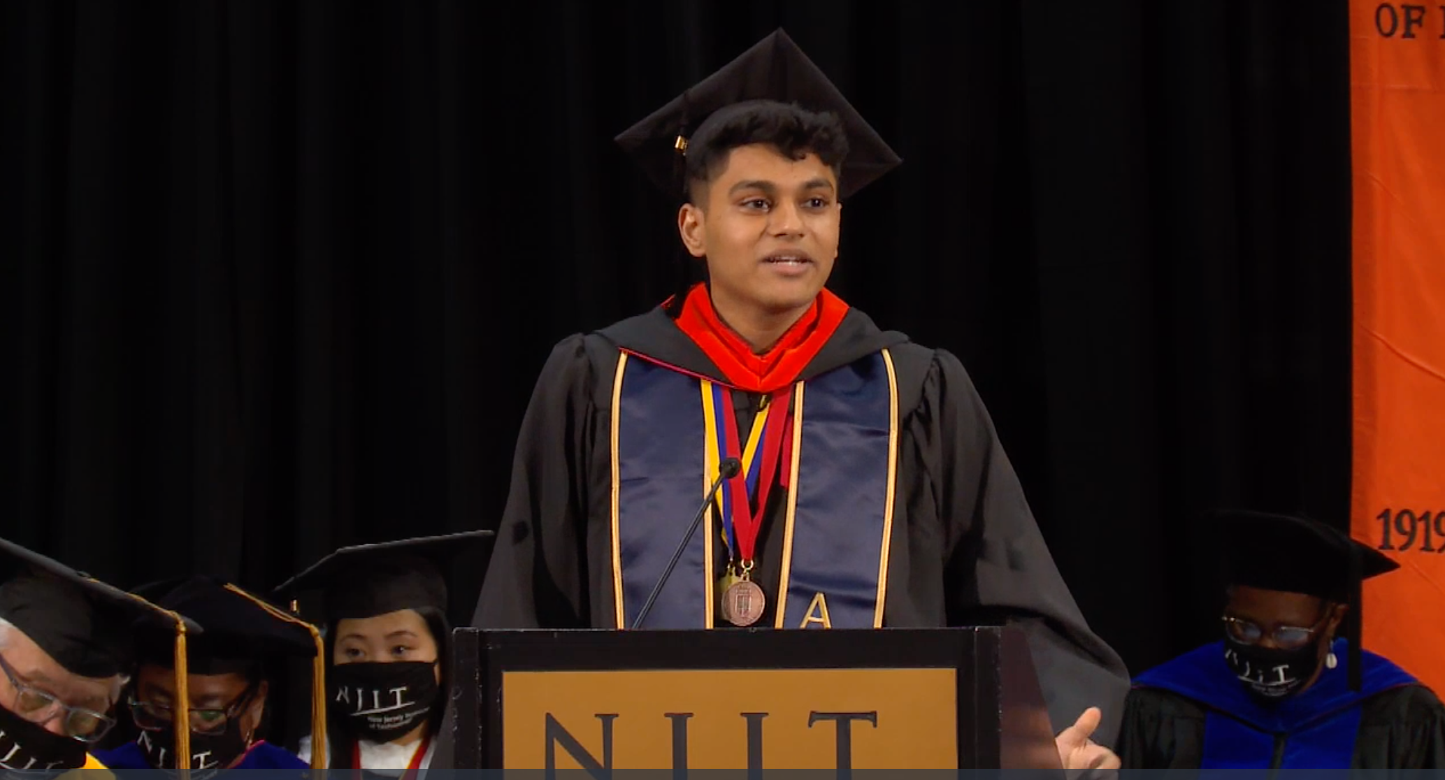 Student Senate president Anuj Patel