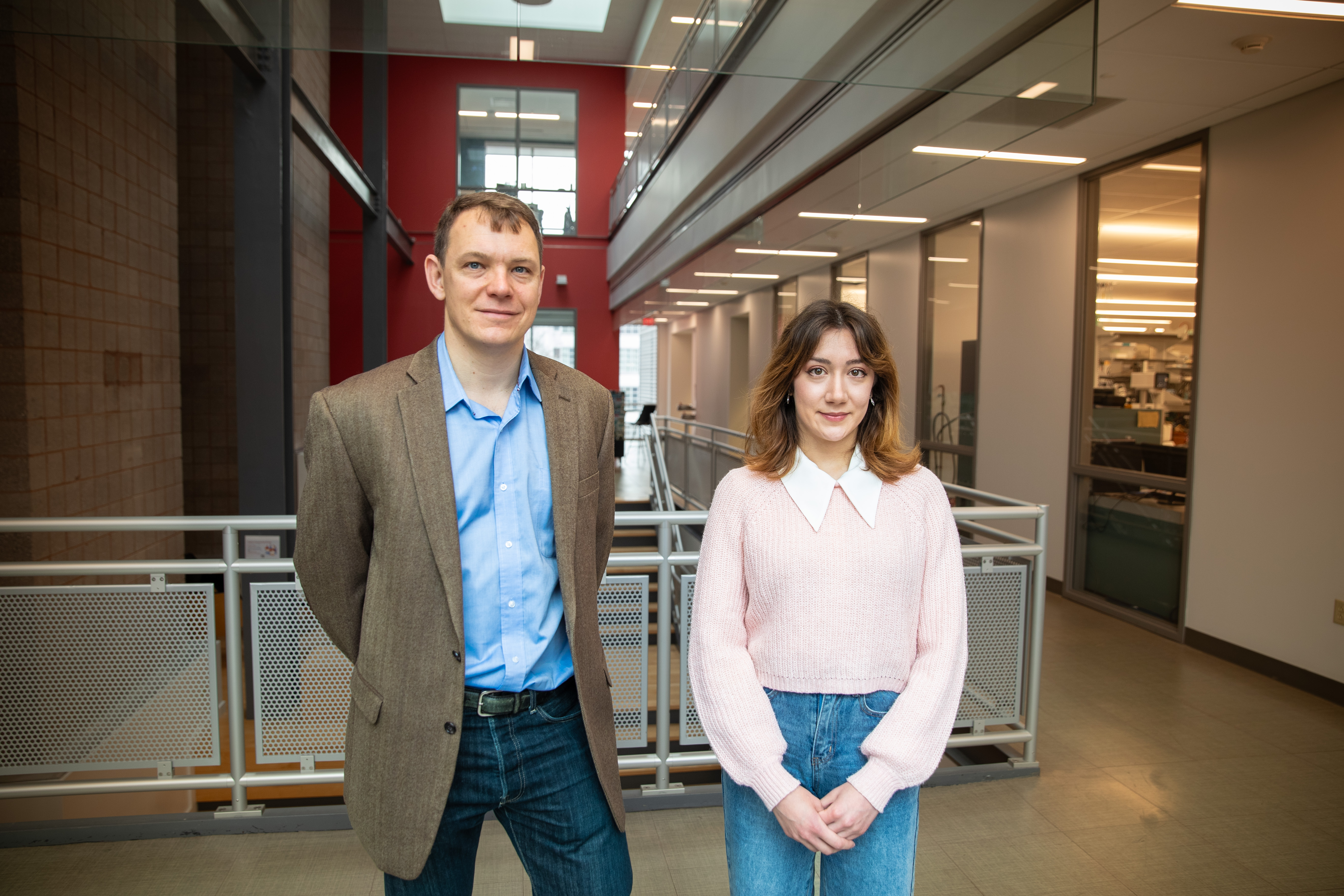 Professor Gennady Gor and Ph.D. student Günel Nabiyeva