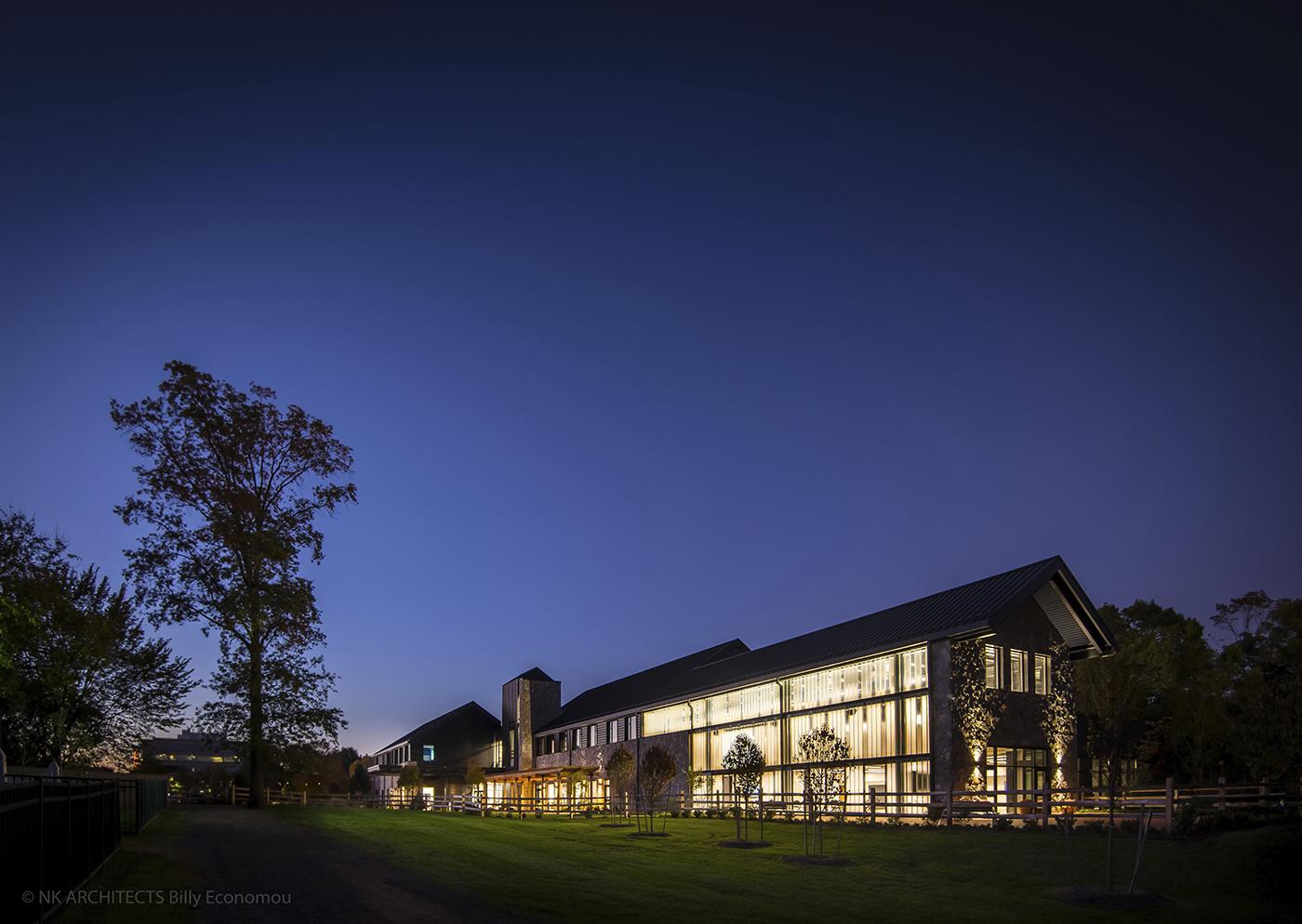 The new building housing the department of history and the Liberty Hall Museum. 