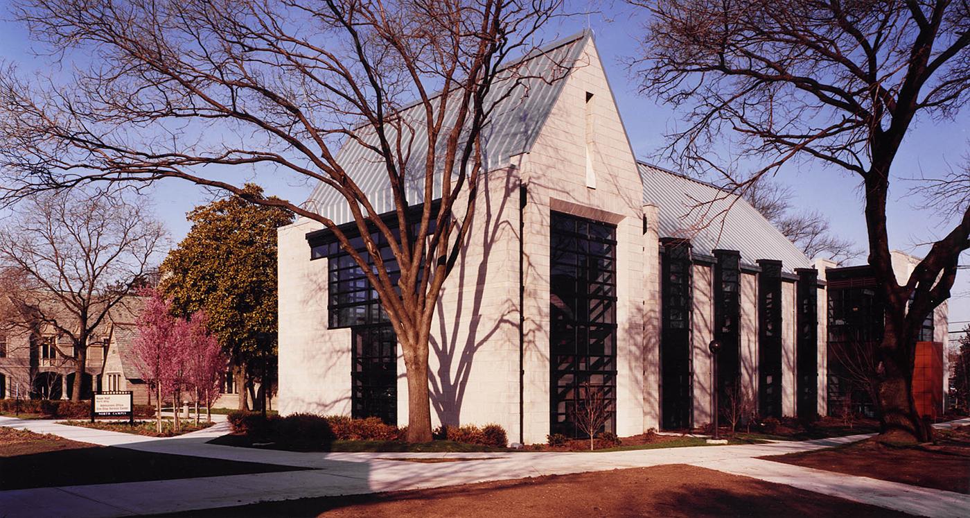 Kean Hall is adjacent to the original Kean Farmhouse seen in the background. 