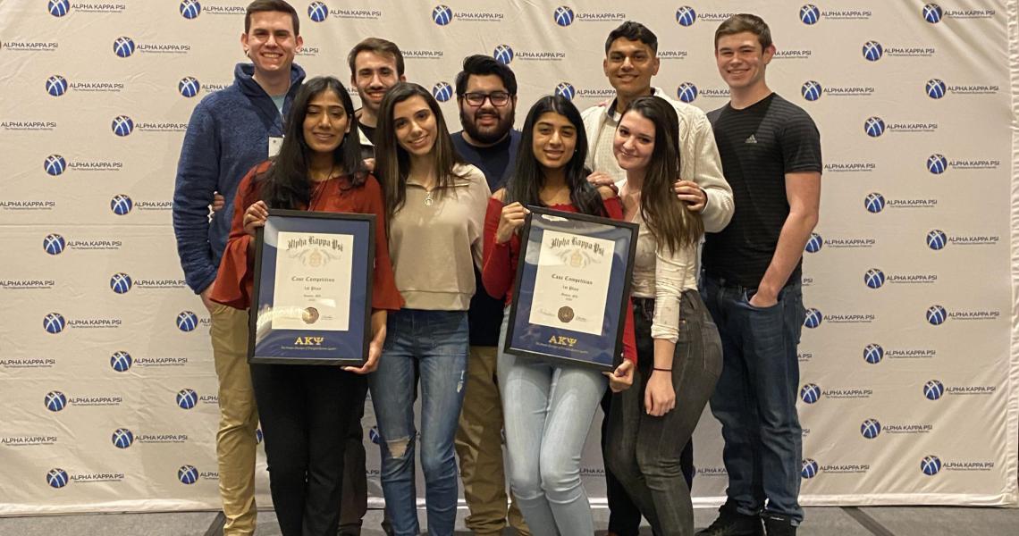 NJIT Alpha Kappa Psi team