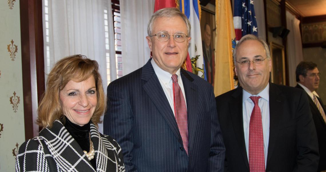 From left: Diane Montalto, Dennis M. Toft and Robert Cohen 