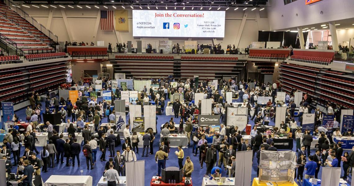 NJIT's Spring 2018 Career Fair.