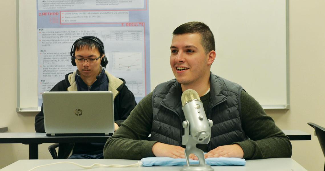  Juan Rios ’18 and Victor Chue ’18 