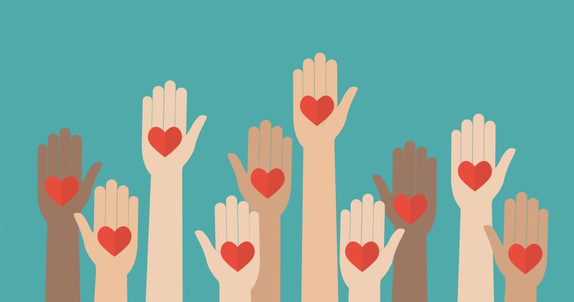 Volunteerism: helping hands