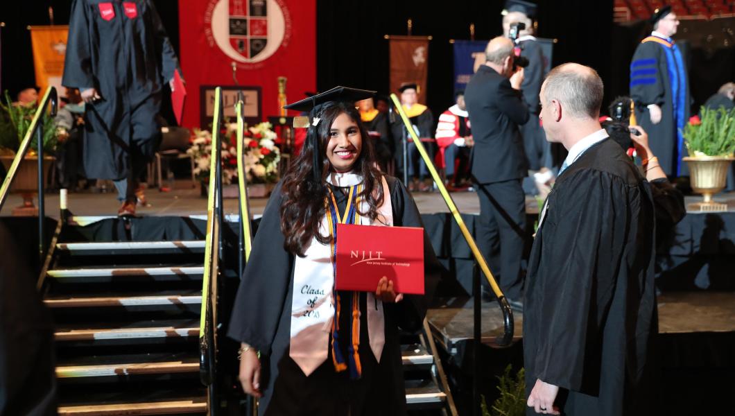Graduates Encouraged to Sustain Hard Work, Passion and Kindness at NJIT's 102nd Commencement