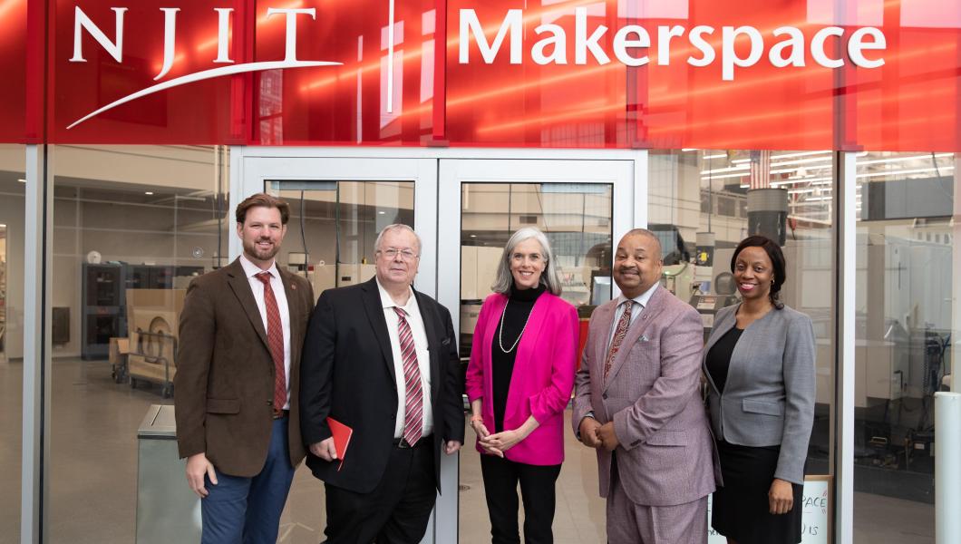 Leader of the House Sees STEM in Action at NJIT