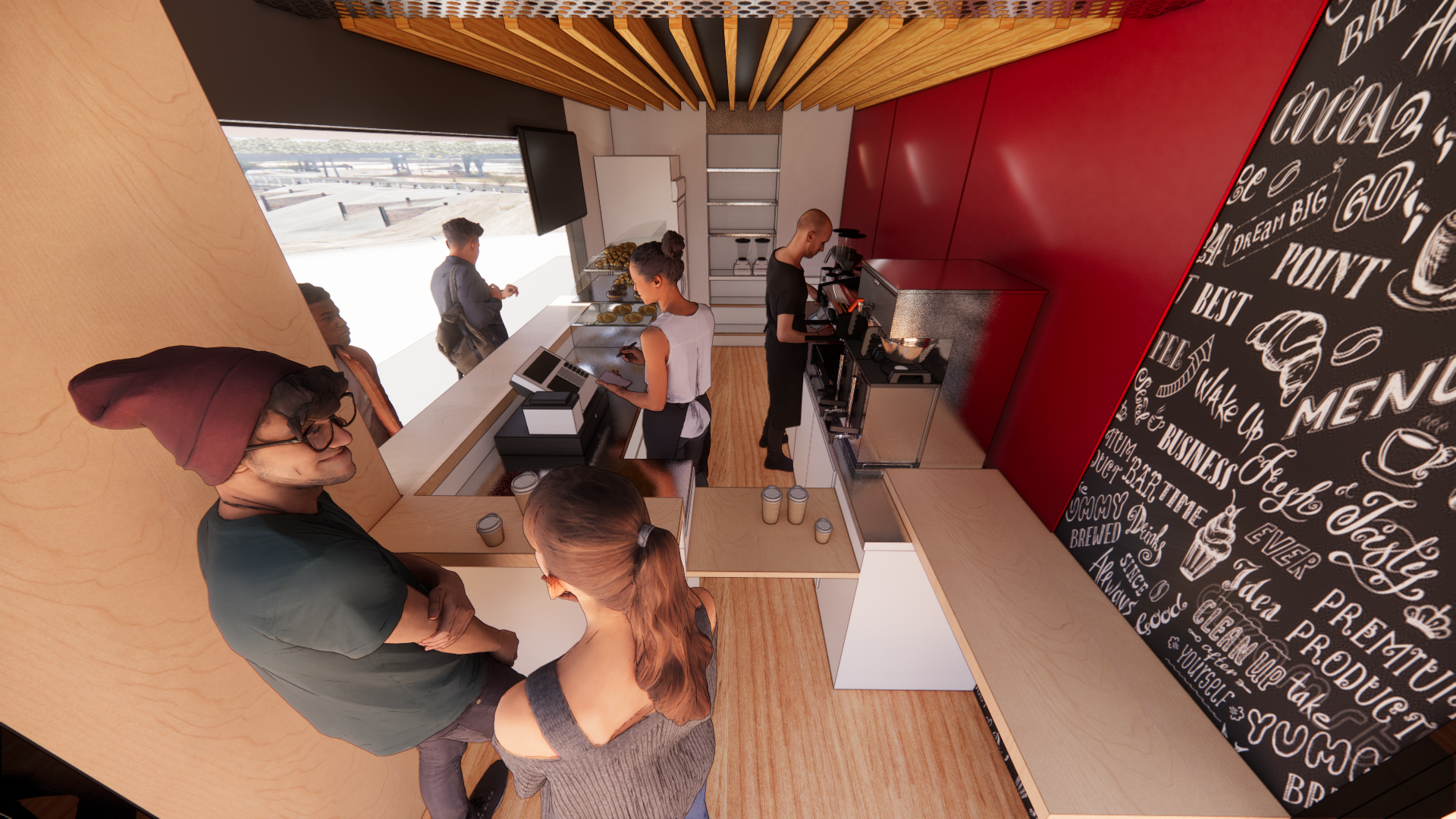 A rendering of the interior 